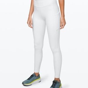 Lululemon All The Right Places White Leggings